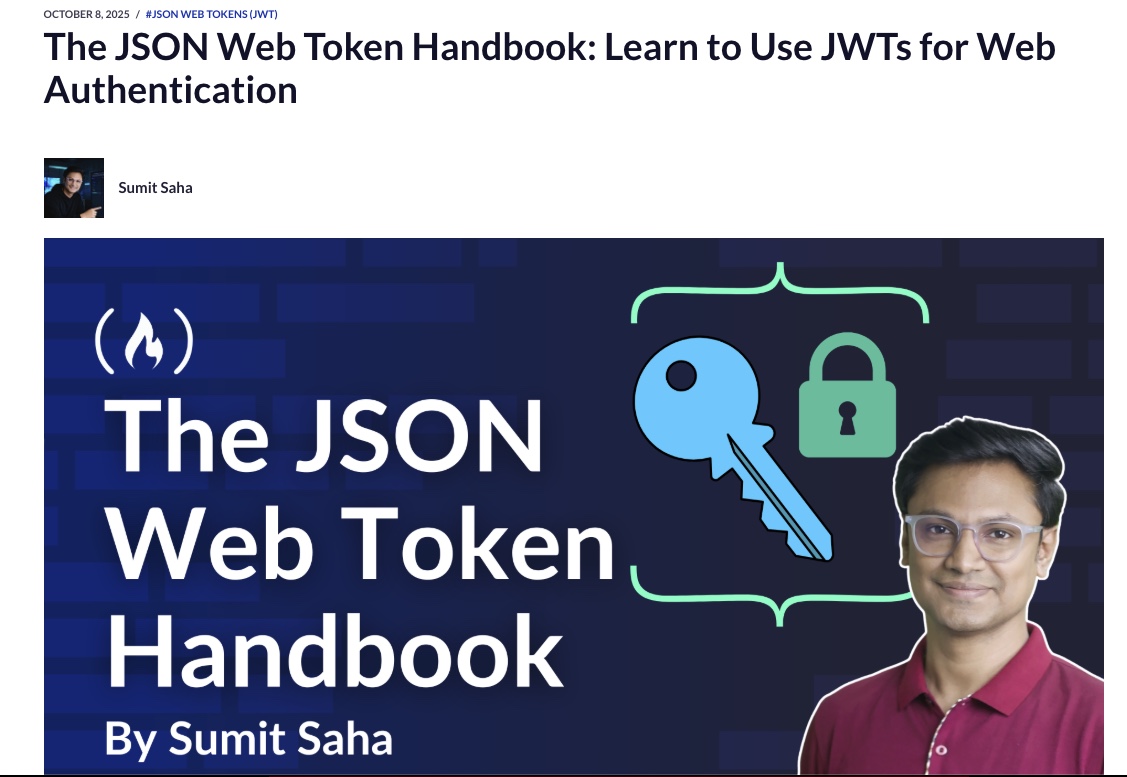 An article about how they are used; json web token from freeCodeCamp.org