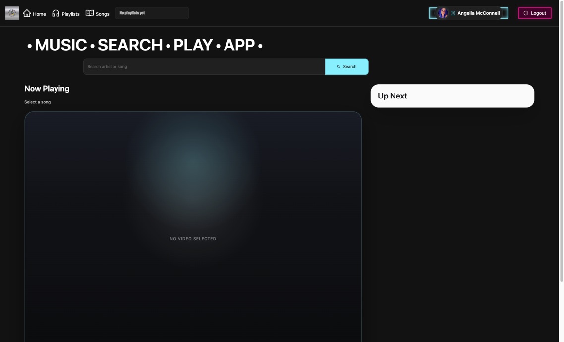 A music app image for project card 1