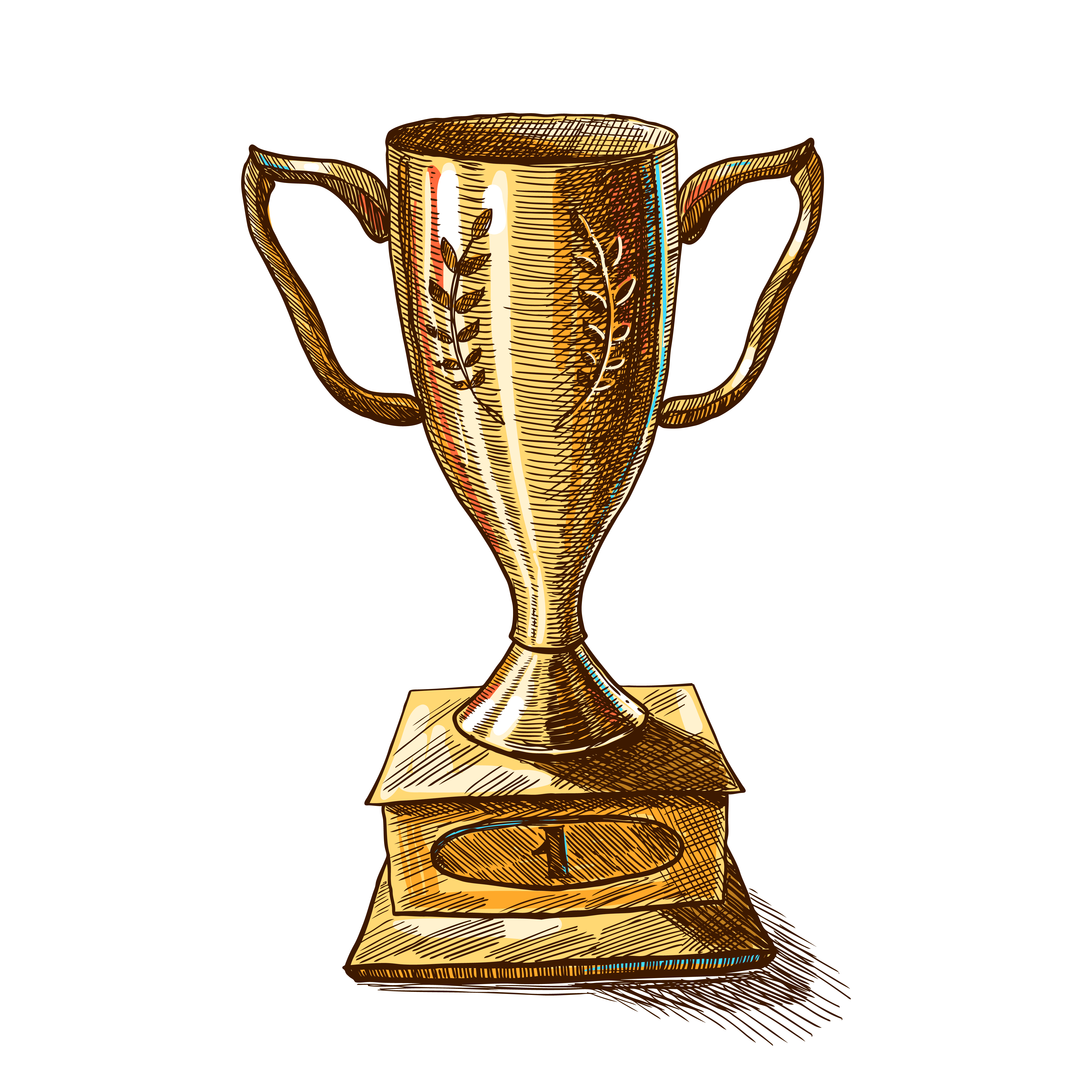 A trophy image that is only visible when you squint at it